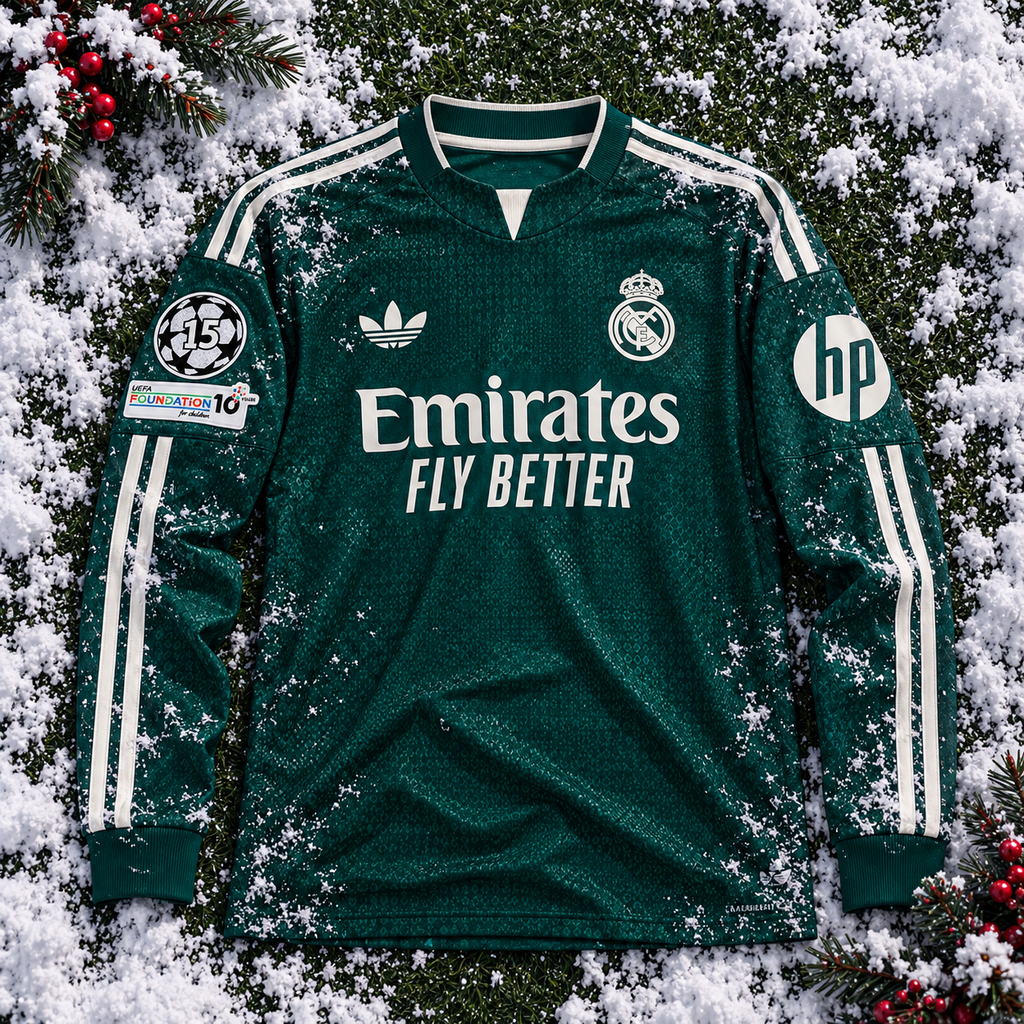 Real Madrid 26/27 Away Green Long Sleeve